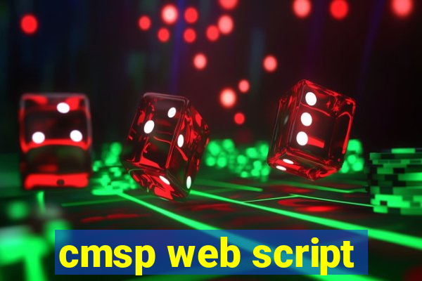 cmsp web script